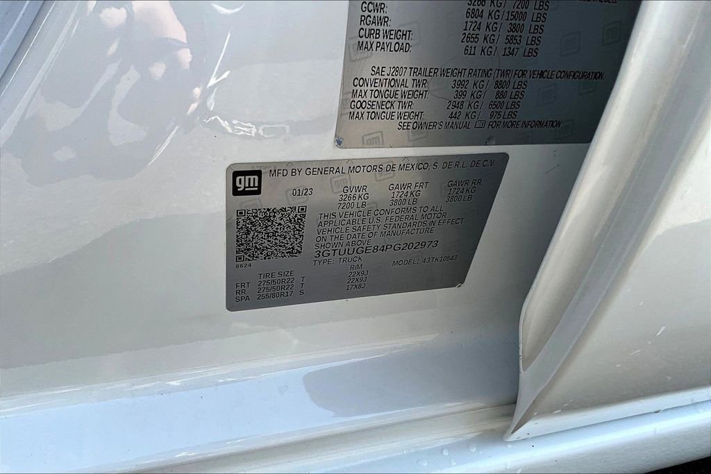 Used 2023 GMC Sierra 1500 Denali w/ Denali Reserve Package AWD/4WD image 22