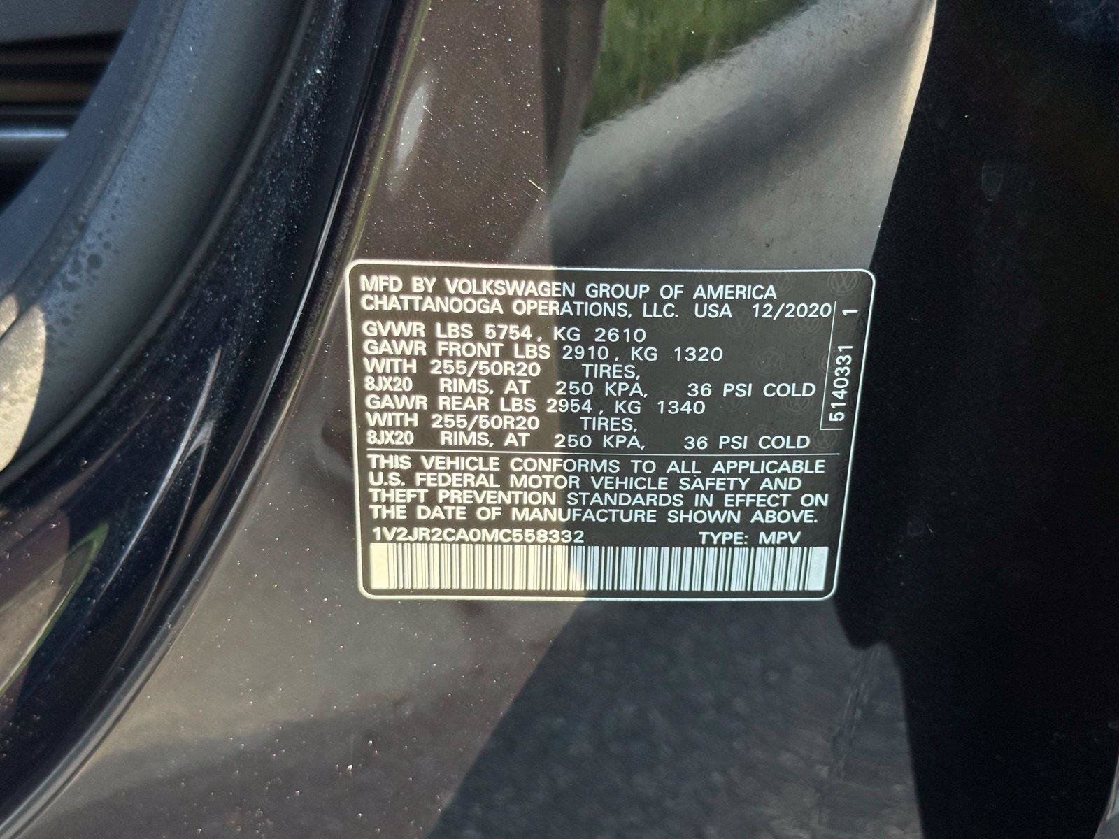 Used 2021 Volkswagen Atlas SE FWD image 50