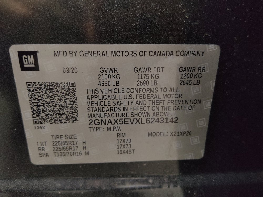 Used 2020 Chevrolet Equinox LS w/ LPO, Cargo Package AWD/4WD image 33