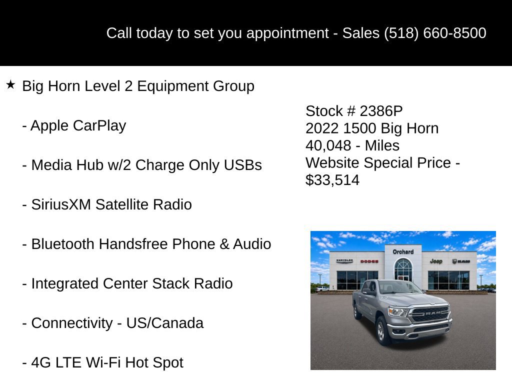 Used 2022 RAM 1500 Big Horn AWD/4WD image 25