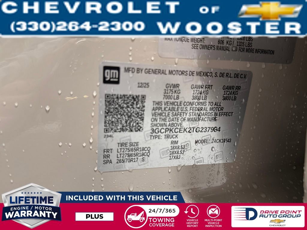 New 2026 Chevrolet Silverado 1500 Custom Trail Boss image 36