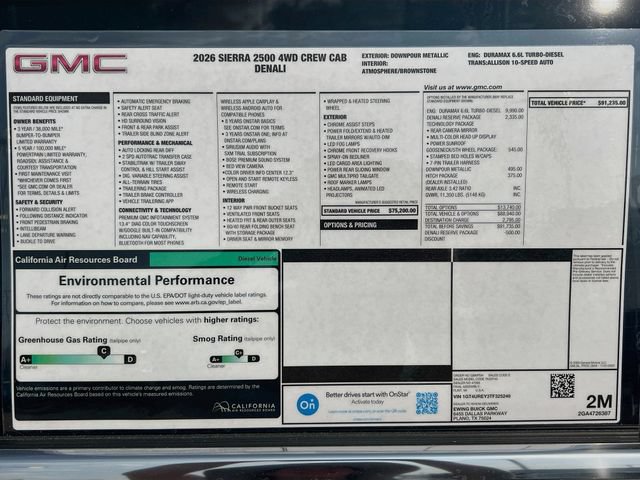 New 2026 GMC Sierra 2500 Denali w/ Denali Reserve Package AWD/4WD image 21