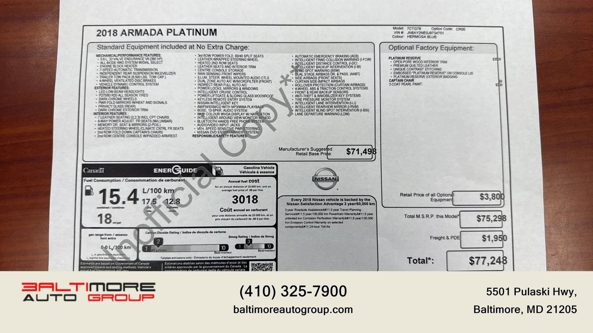 Used 2018 Nissan Armada Platinum image 20