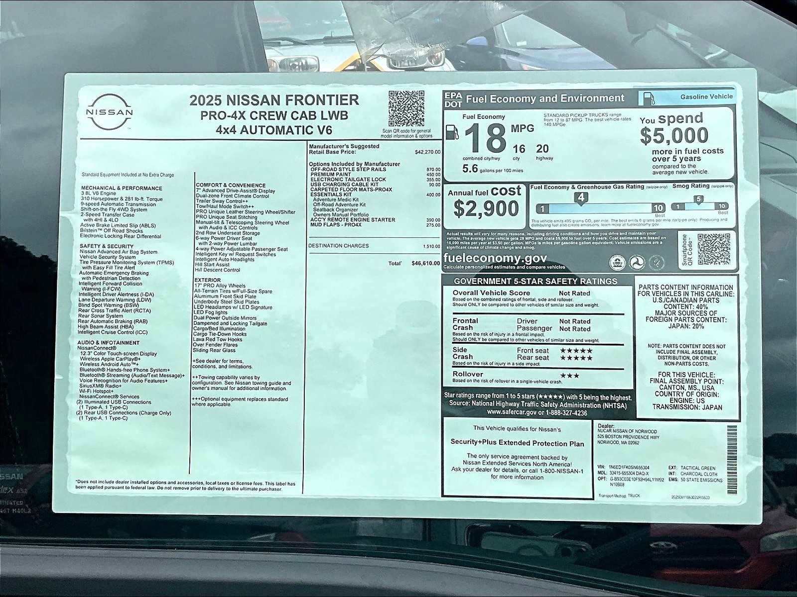 New 2025 Nissan Frontier PRO-4X image 17