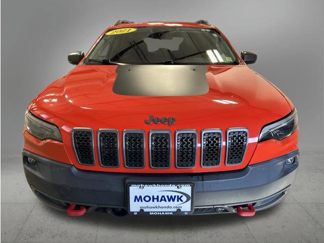 Used 2021 Jeep Cherokee Trailhawk AWD/4WD image 8