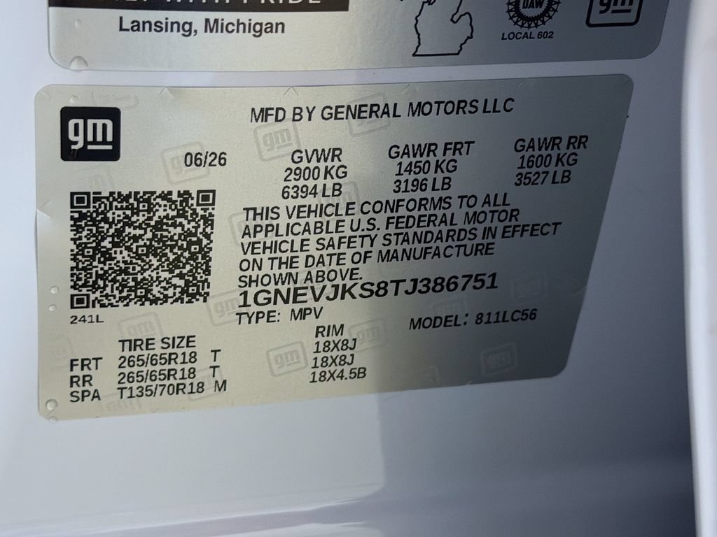 New 2026 Chevrolet Traverse Z71 w/ Enhanced Driving Package AWD/4WD image 29