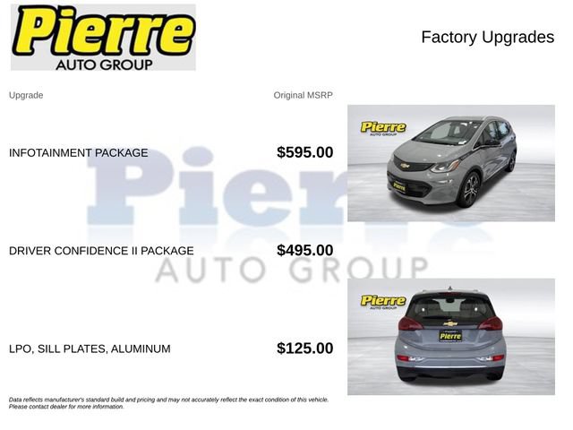 Used 2021 Chevrolet Bolt Premier w/ Infotainment Package FWD image 13