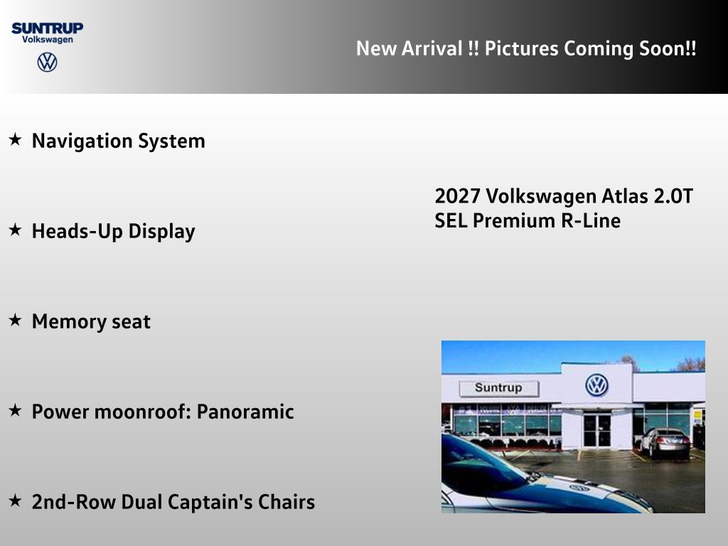 New 2027 Volkswagen Atlas SEL Premium R-Line AWD/4WD image 2