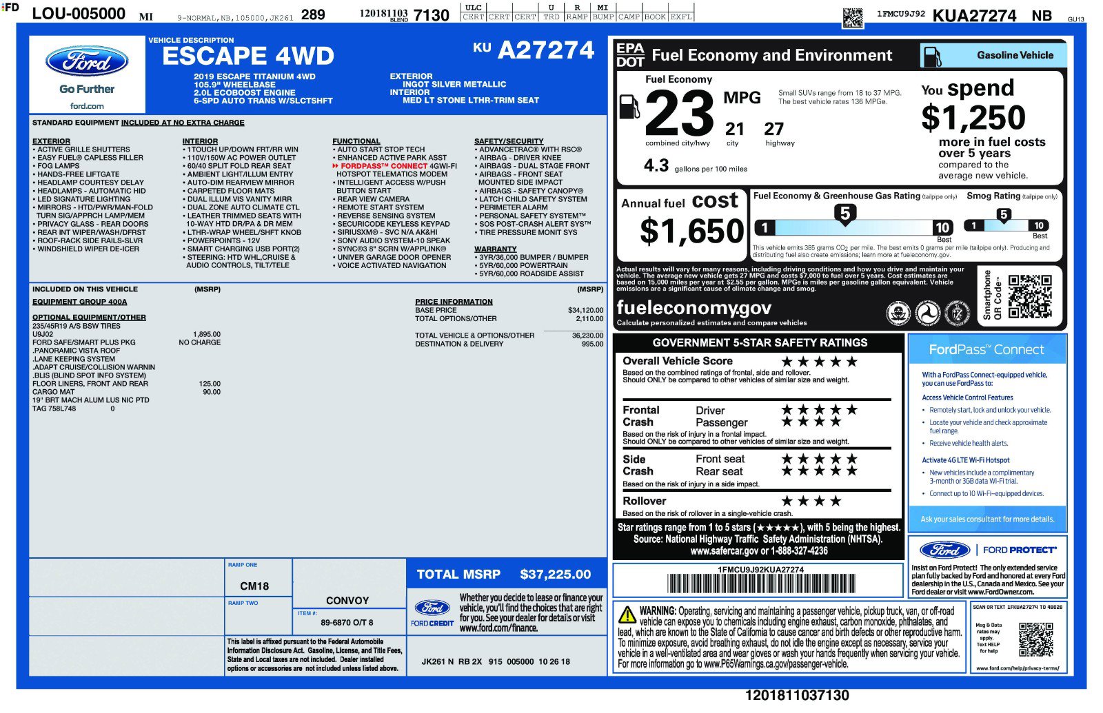 Used 2019 Ford Escape Titanium image 11