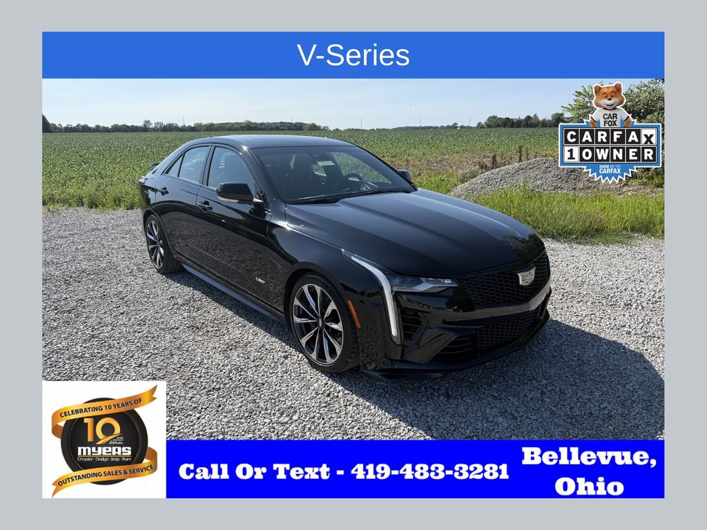 Used 2023 Cadillac CT4 V Blackwing w/ Driver Assist Package RWD image 1