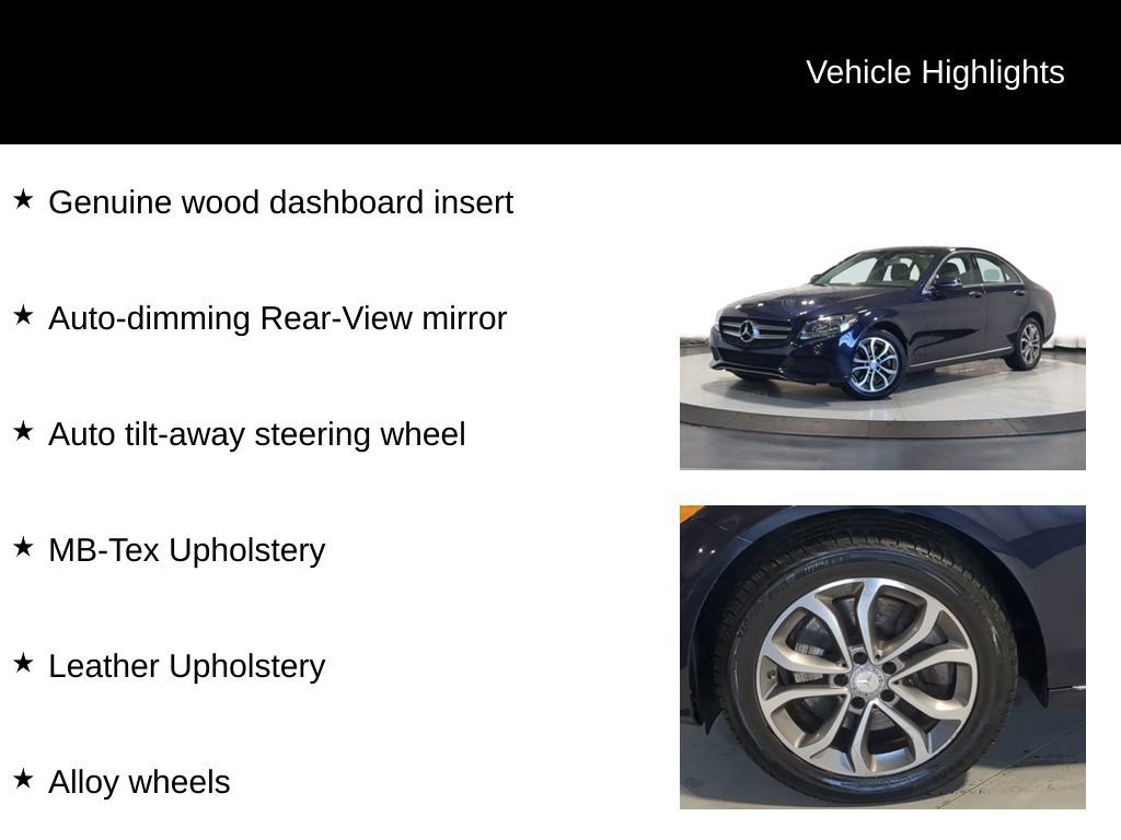 Used 2017 Mercedes-Benz C 300 4MATIC Sedan image 31
