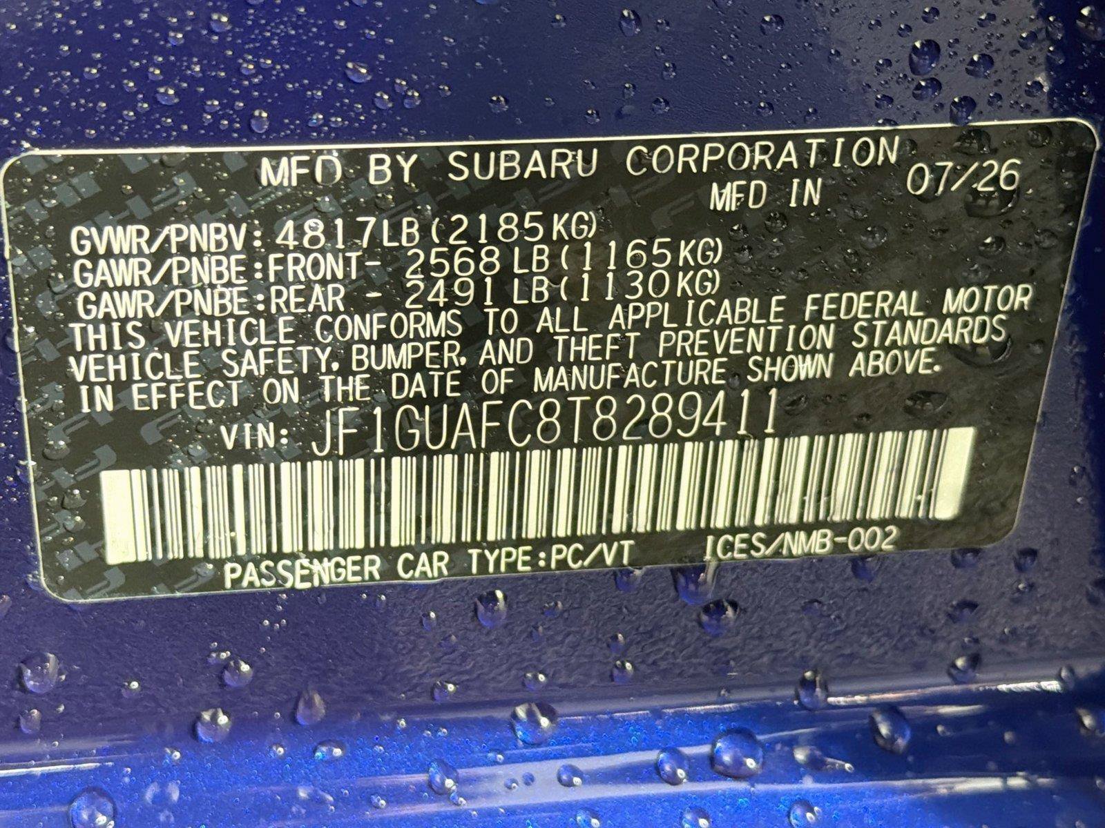 New 2026 Subaru Impreza 2.0i Sport AWD/4WD image 38