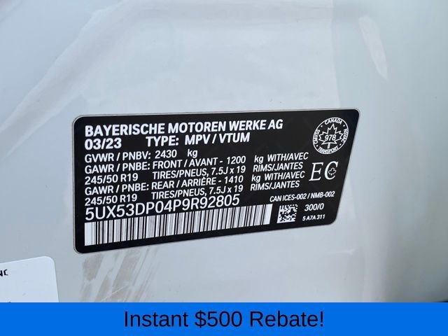 Used 2023 BMW X3 xDrive30i image 29