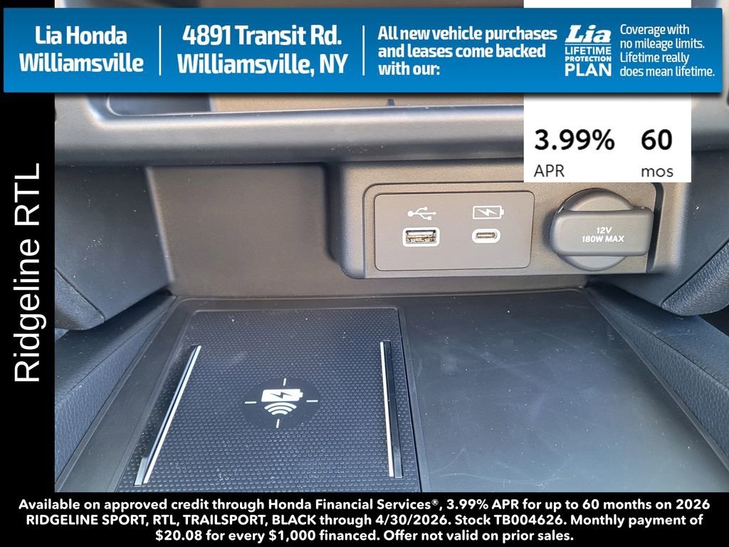 New 2026 Honda Ridgeline RTL image 25