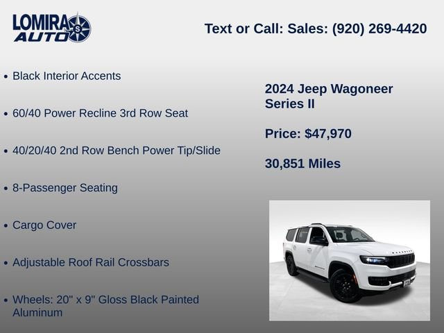 Used 2024 Jeep Wagoneer Series II AWD/4WD image 39