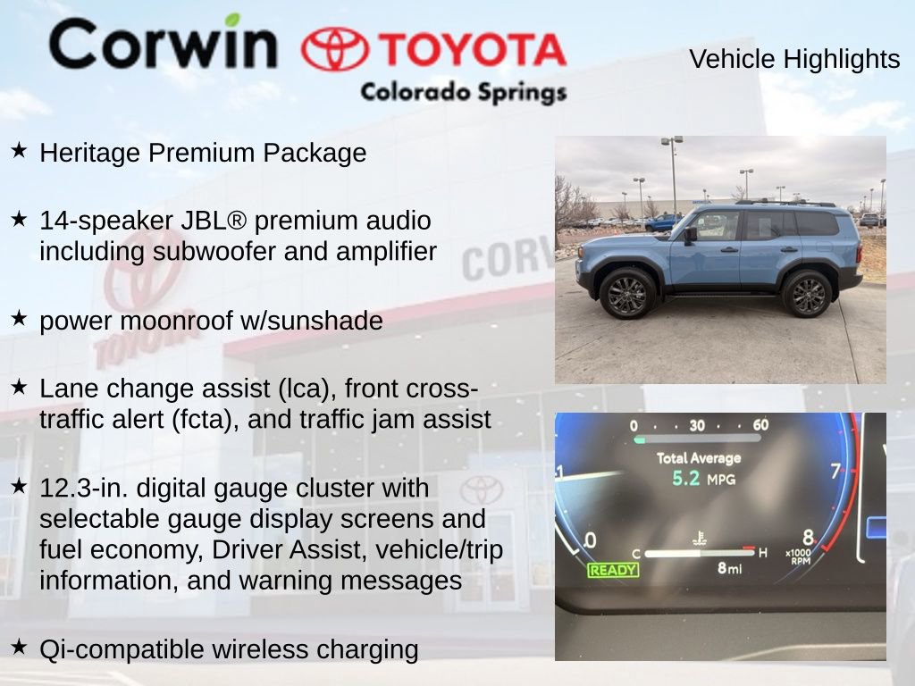 Used 2026 Toyota Land Cruiser w/ Premium Package image 14