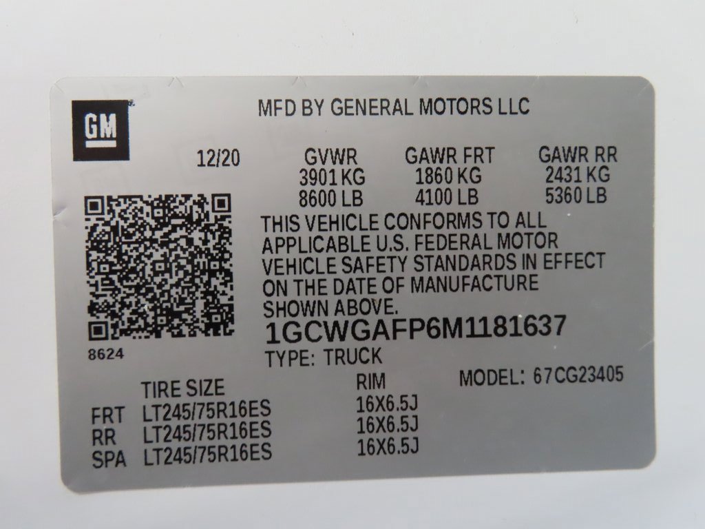 Used 2021 Chevrolet Express 2500 w/ Driver Convenience Package image 50