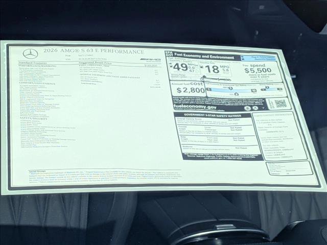 New 2026 Mercedes-Benz S 63 AMG S image 17