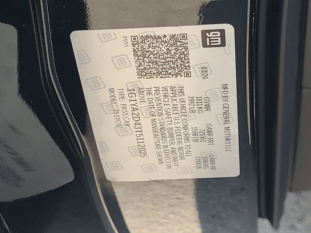 New 2026 Chevrolet Corvette Stingray Coupe w/ 1LT RWD image 35