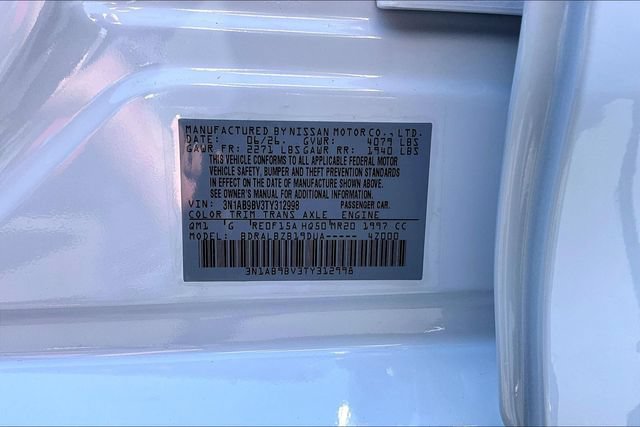 New 2026 Nissan Sentra S w/ Floor Mat Package FWD image 10