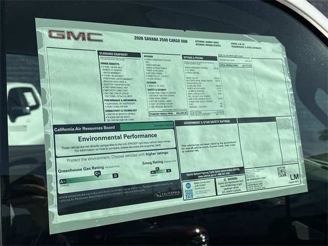 New 2026 GMC Savana 2500 Work Van w/ Driver Convenience Package image 25