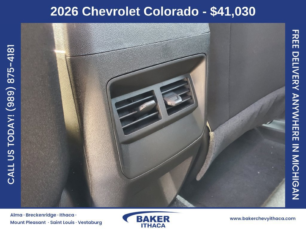New 2026 Chevrolet Colorado W/T w/ WT Custom Package AWD/4WD image 29