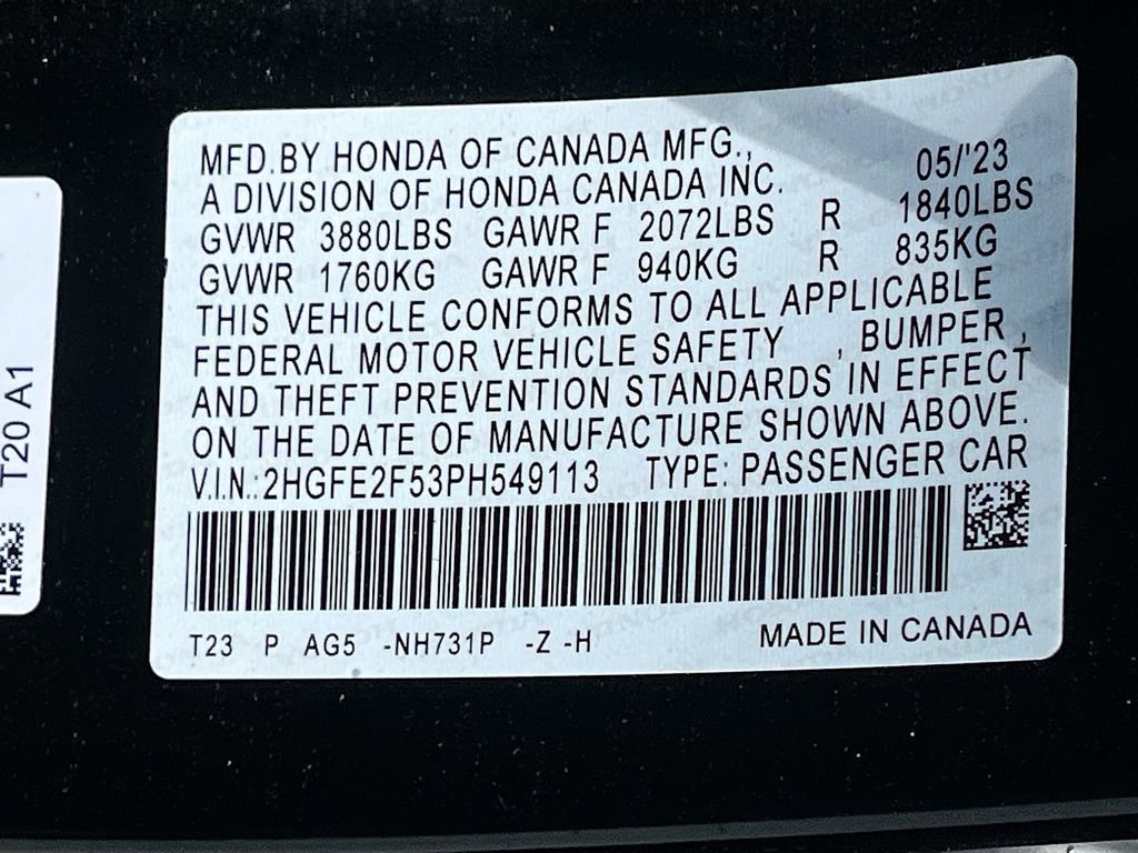 Used 2023 Honda Civic Sport image 29
