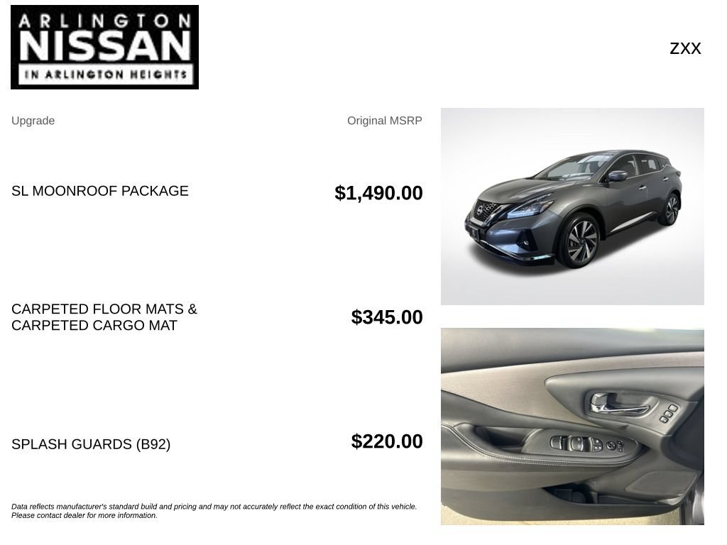 Certified 2023 Nissan Murano SL w/ SL Moonroof Package AWD/4WD image 4