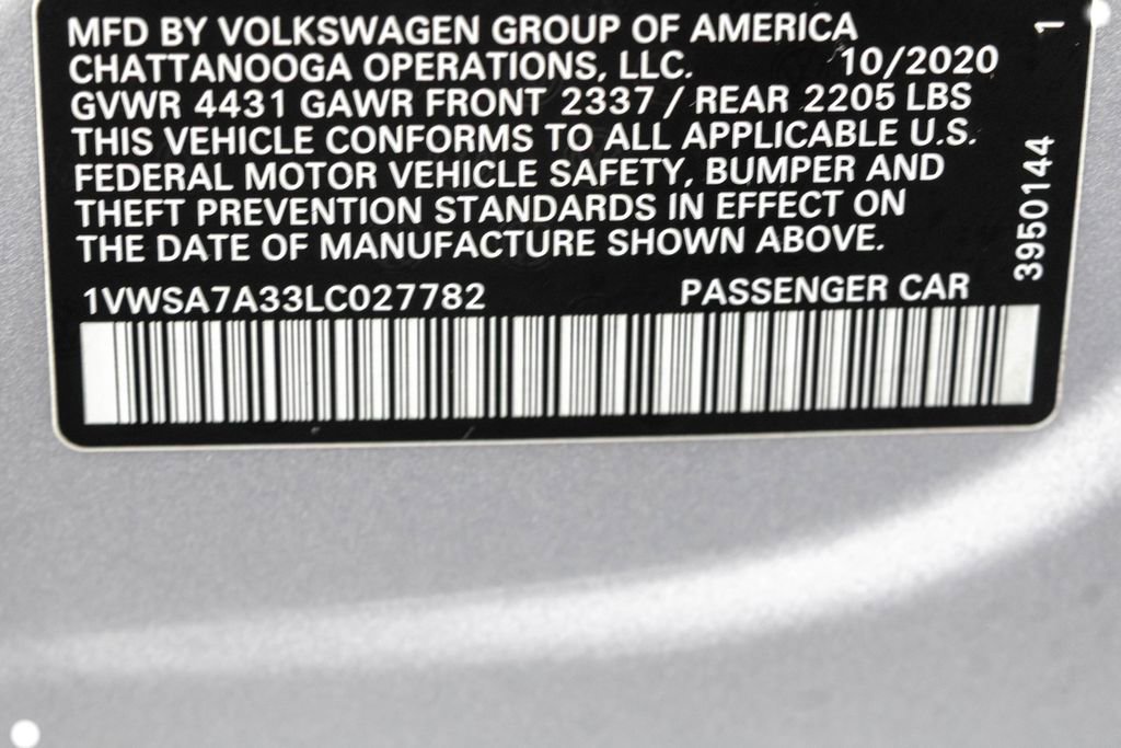 Used 2020 Volkswagen Passat 2.0T SE image 38