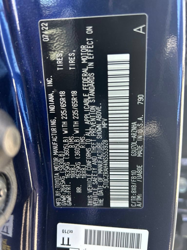 Used 2022 Toyota Highlander L FWD image 44