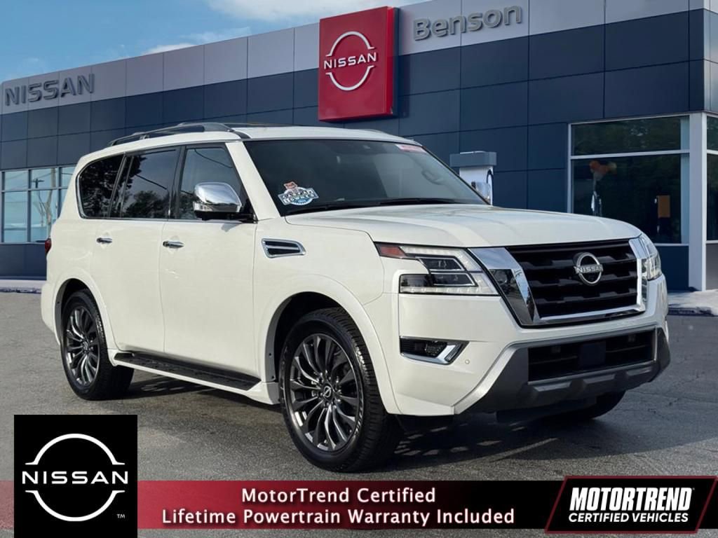 Certified 2024 Nissan Armada Platinum w/ Captain's Chairs Package