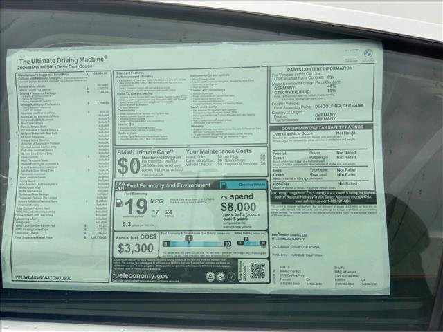 Certified 2026 BMW M850i xDrive AWD/4WD image 19