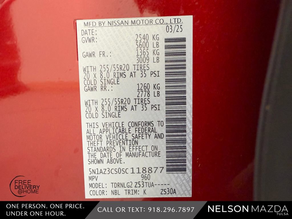 Used 2025 Nissan Murano SL image 52