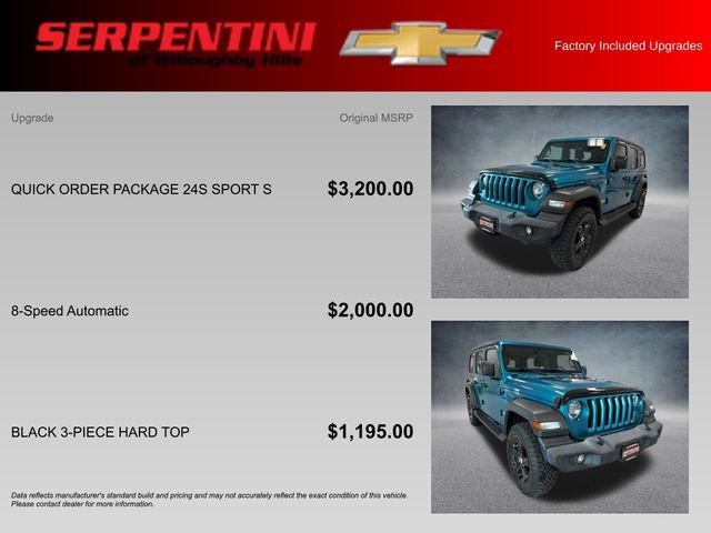 Used 2019 Jeep Wrangler Unlimited Sport S AWD/4WD image 4