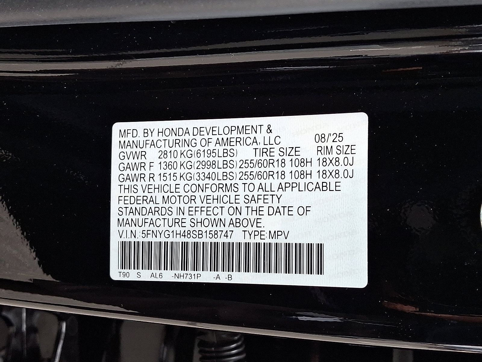 New 2025 Honda Pilot EX-L image 10