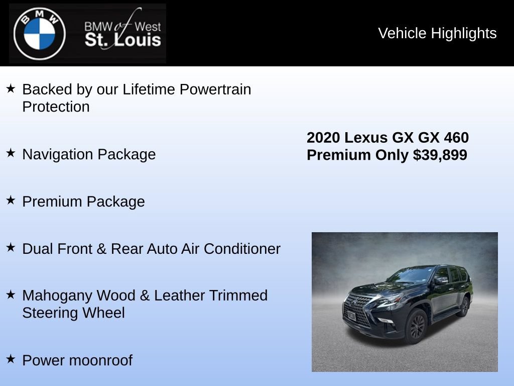 Used 2020 Lexus GX 460 Premium w/ Premium Package AWD/4WD image 8