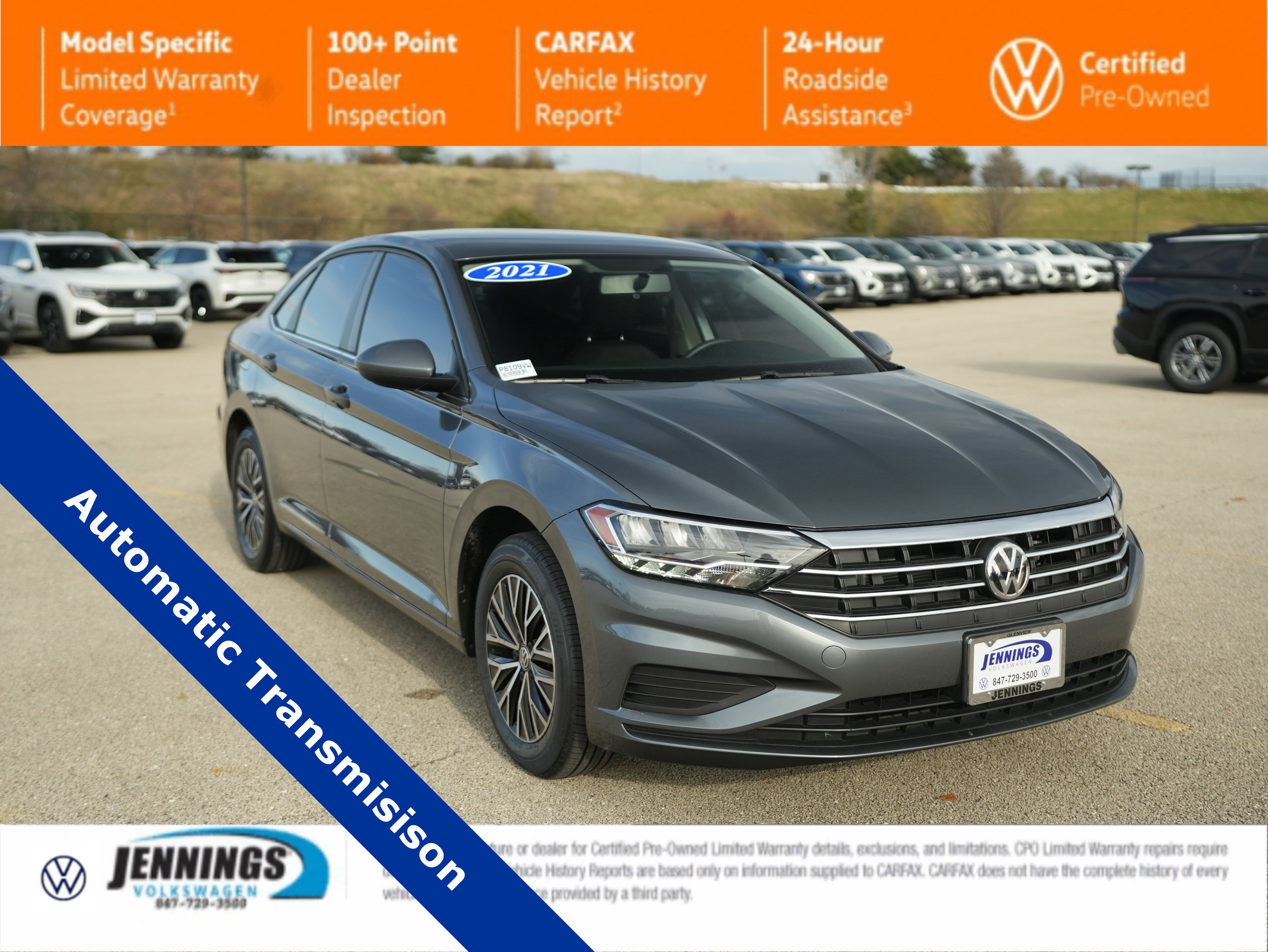 Certified 2021 Volkswagen Jetta S w/ Driver Assistance Package
