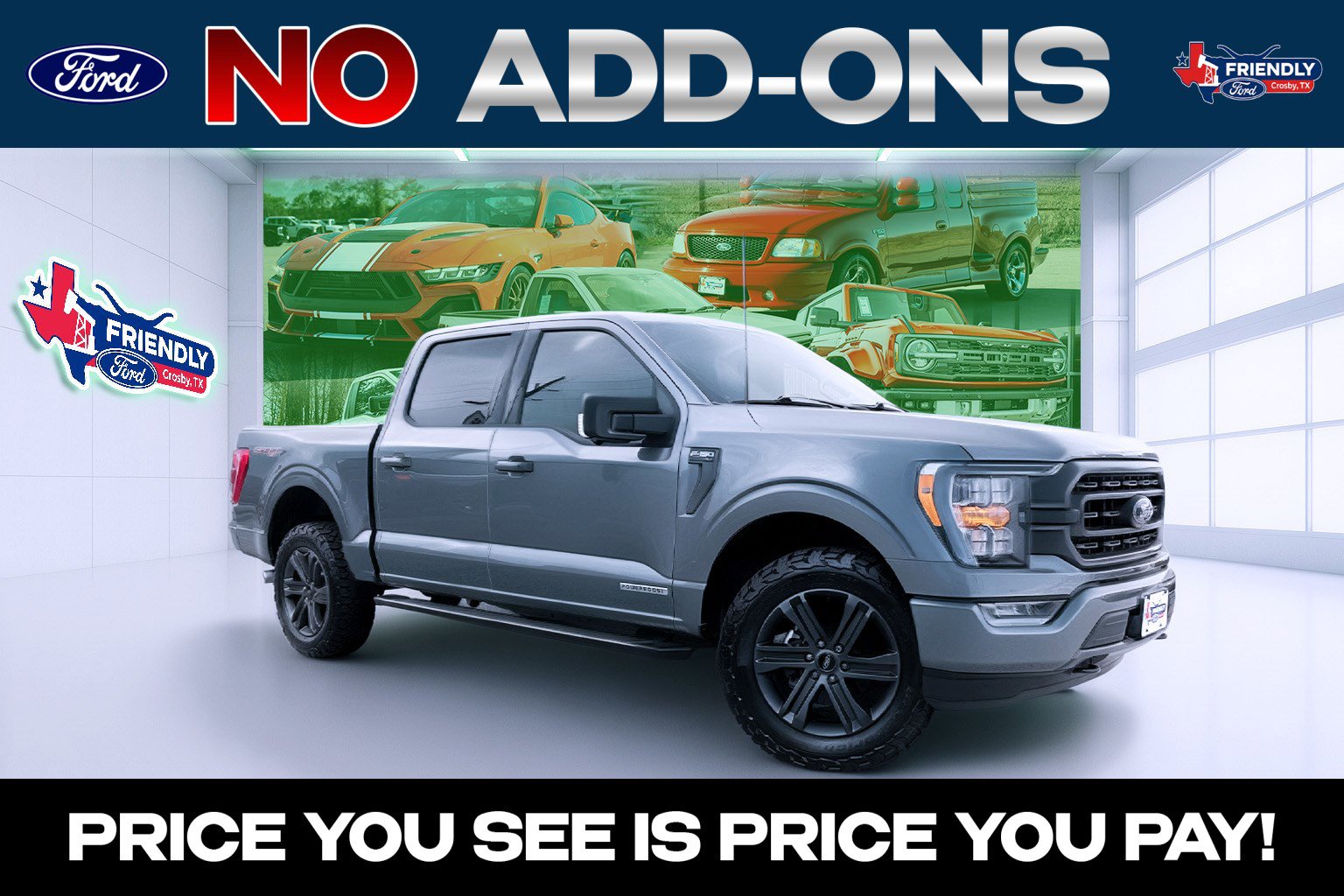 Used 2023 Ford F150 XLT w/ Equipment Group 302A High AWD/4WD image 1