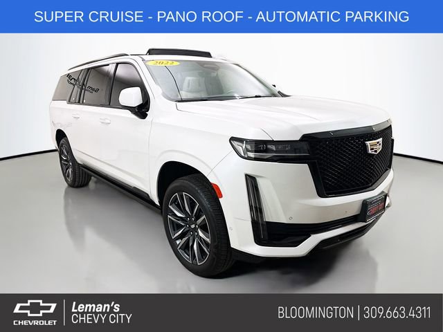 Used 2022 Cadillac Escalade ESV Sport Platinum w/ Heavy-Duty Trailer Package