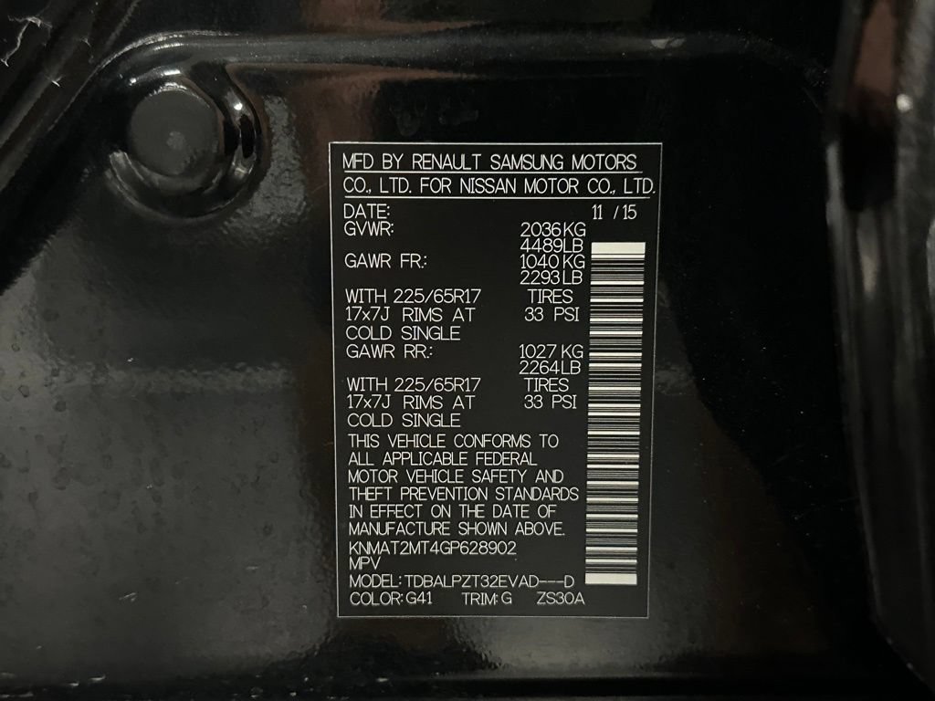 Used 2016 Nissan Rogue S w/ Appearance Package FWD image 33