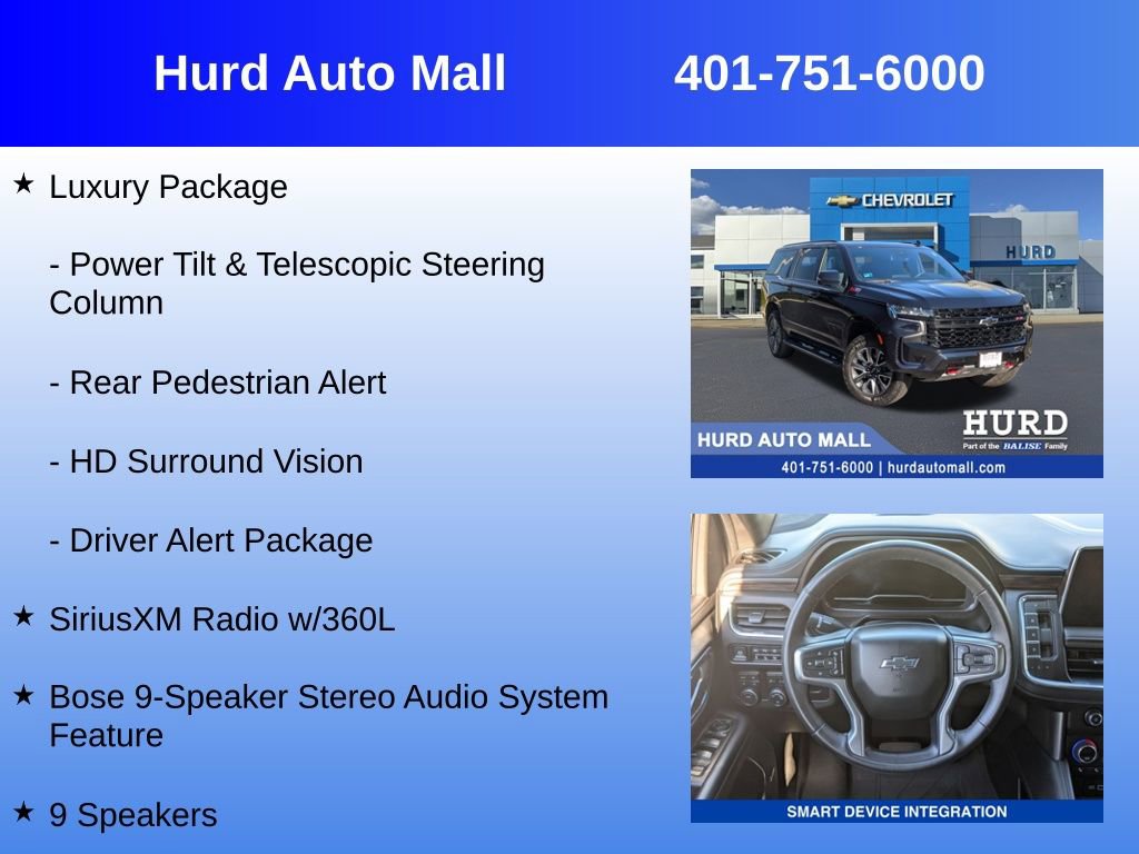 Used 2023 Chevrolet Suburban Z71 w/ Luxury Package image 36