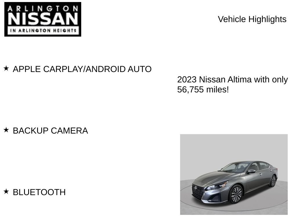 Used 2023 Nissan Altima 2.5 SV w/ SV Premium Package FWD image 8