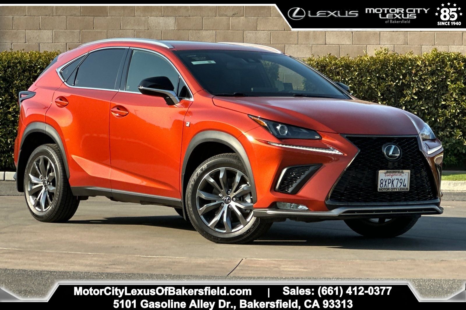Certified 2021 Lexus NX 300 F Sport w/ F Sport Premium Package