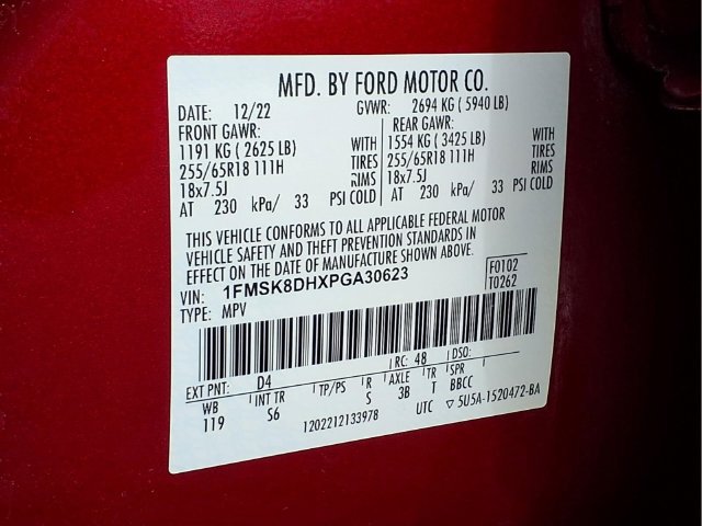 Used 2023 Ford Explorer XLT w/ Equipment Group 202A AWD/4WD image 49