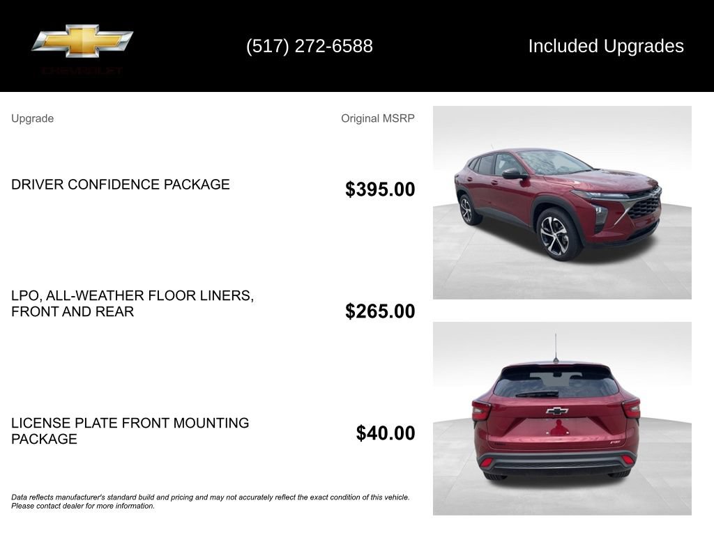 Used 2025 Chevrolet Trax RS w/ Driver Confidence Package FWD image 5