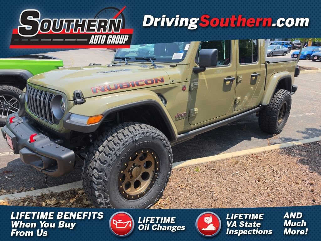 New 2026 Jeep Gladiator Rubicon w/ Safety Group AWD/4WD 360° Tour