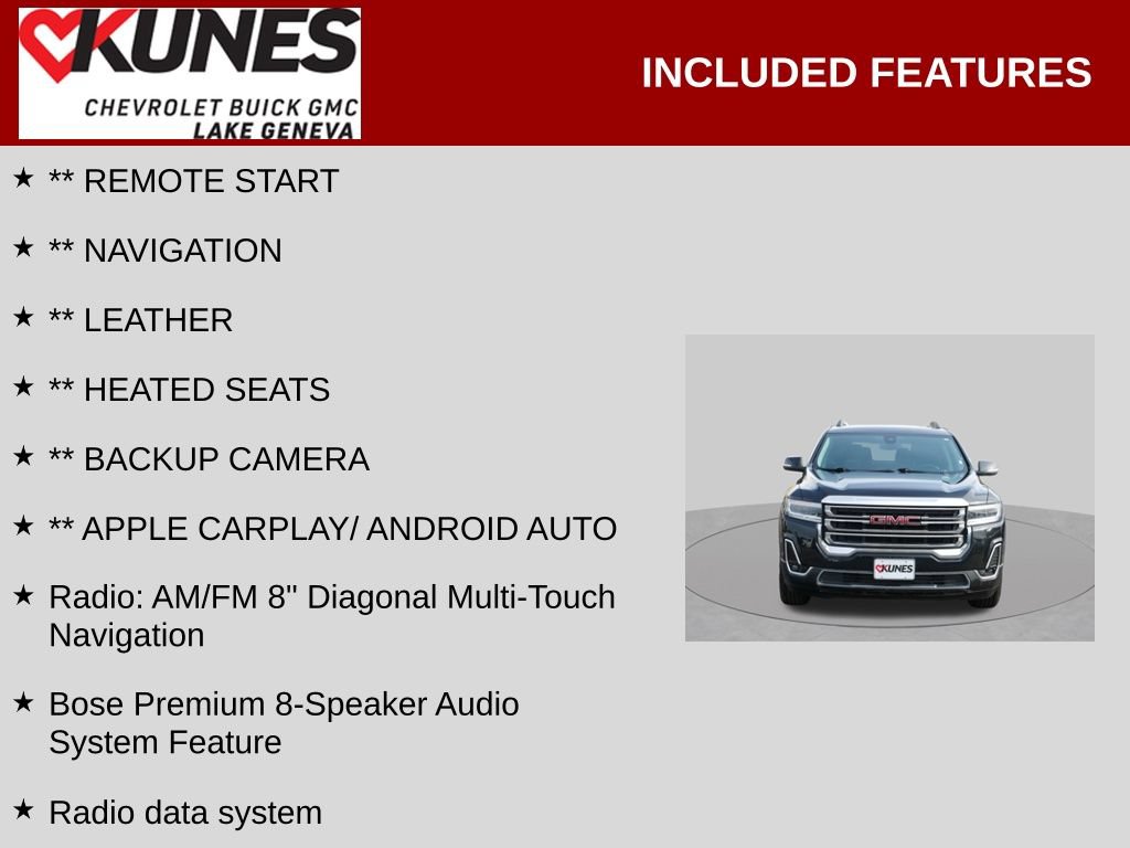 Used 2023 GMC Acadia SLT AWD/4WD image 2