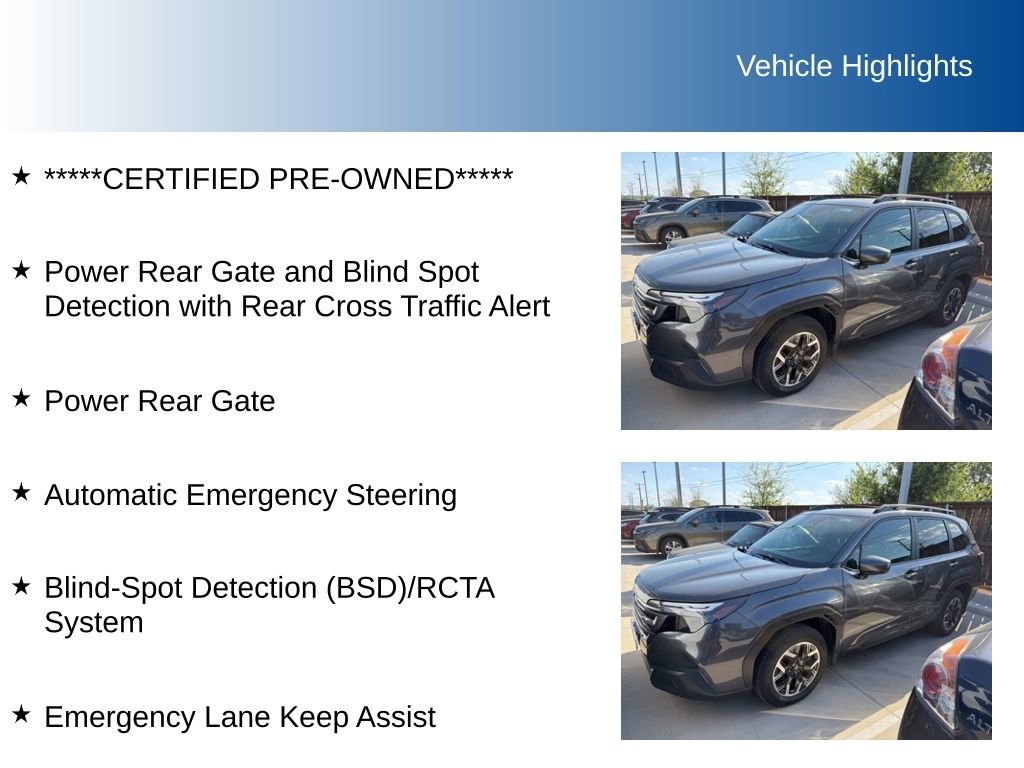 Certified 2026 Subaru Forester Premium AWD/4WD image 4