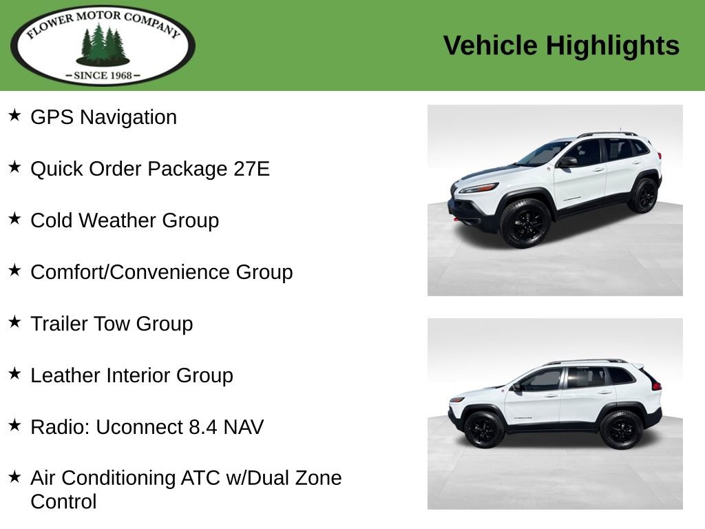 Used 2016 Jeep Cherokee Trailhawk w/ Comfort/Convenience Group image 2