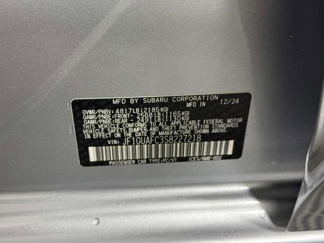Certified 2025 Subaru Impreza 2.0i Sport image 16